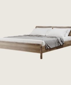 Giường Ngủ Gỗ Tràm MOHO DALUMD 301 Ver 2 Màu Nâu Hạnh Nhân
